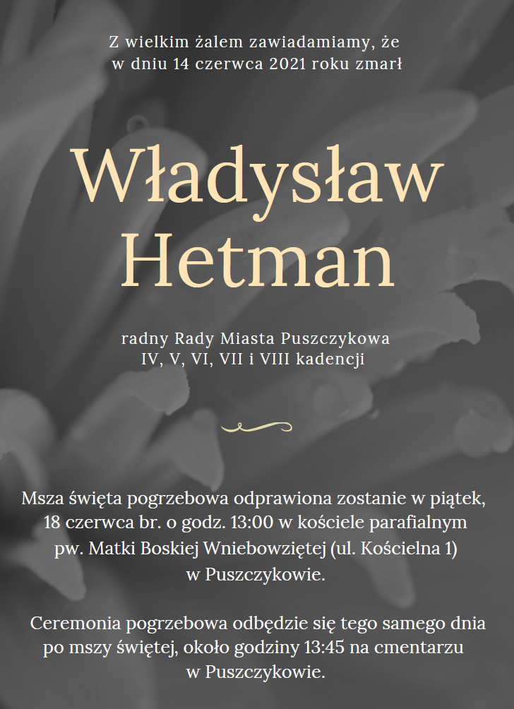 Pogrzeb Władysława Hetmana