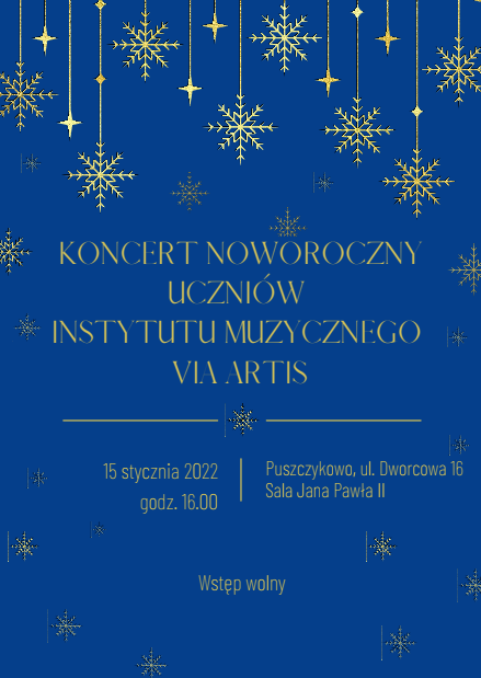 Instytut Via Artis zaprasza na Koncert Noworoczny.