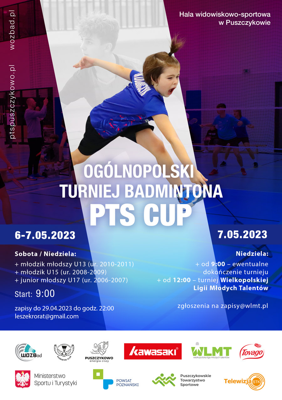 Serdecznie zapraszamy do Puszczykowa na Krajowy Turniej Młodzika Młodszego, Młodzika i Juniora Młodszego i Wielkopolską Ligę Młodych Talentów.
