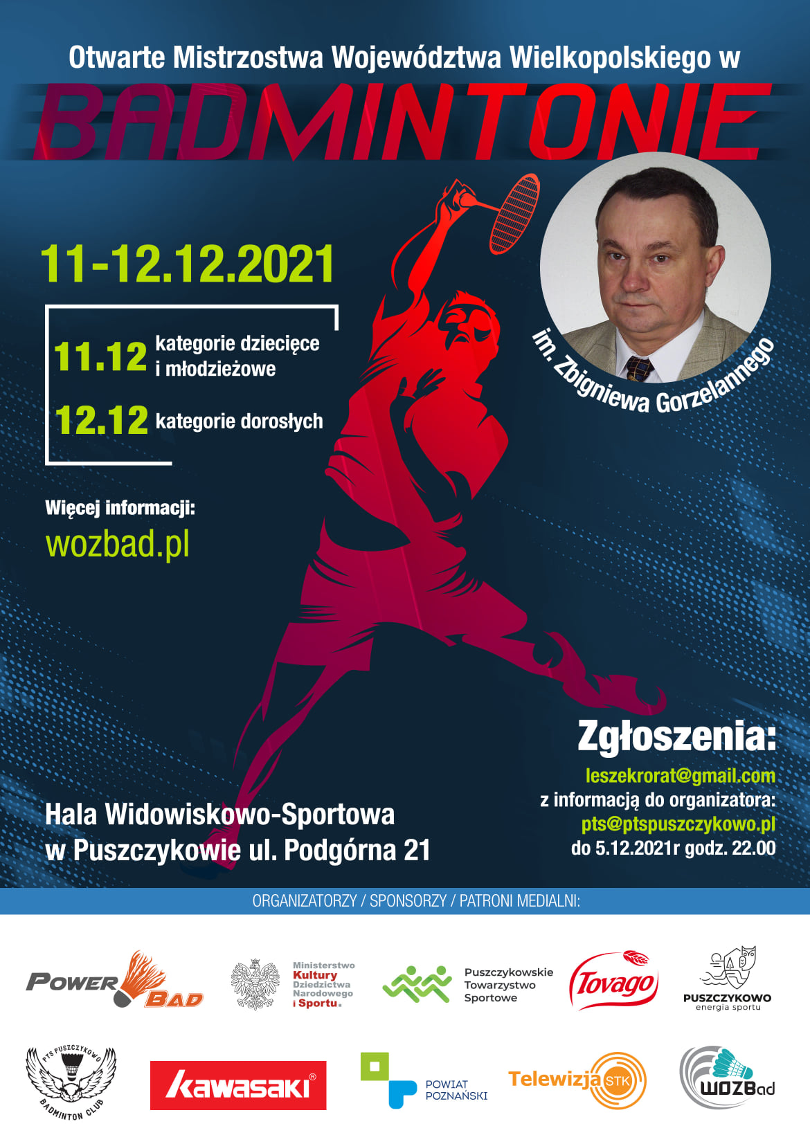 11-12 grudnia w Puszczykowie w hali widowiskowo-sportowej w Puszczykowie