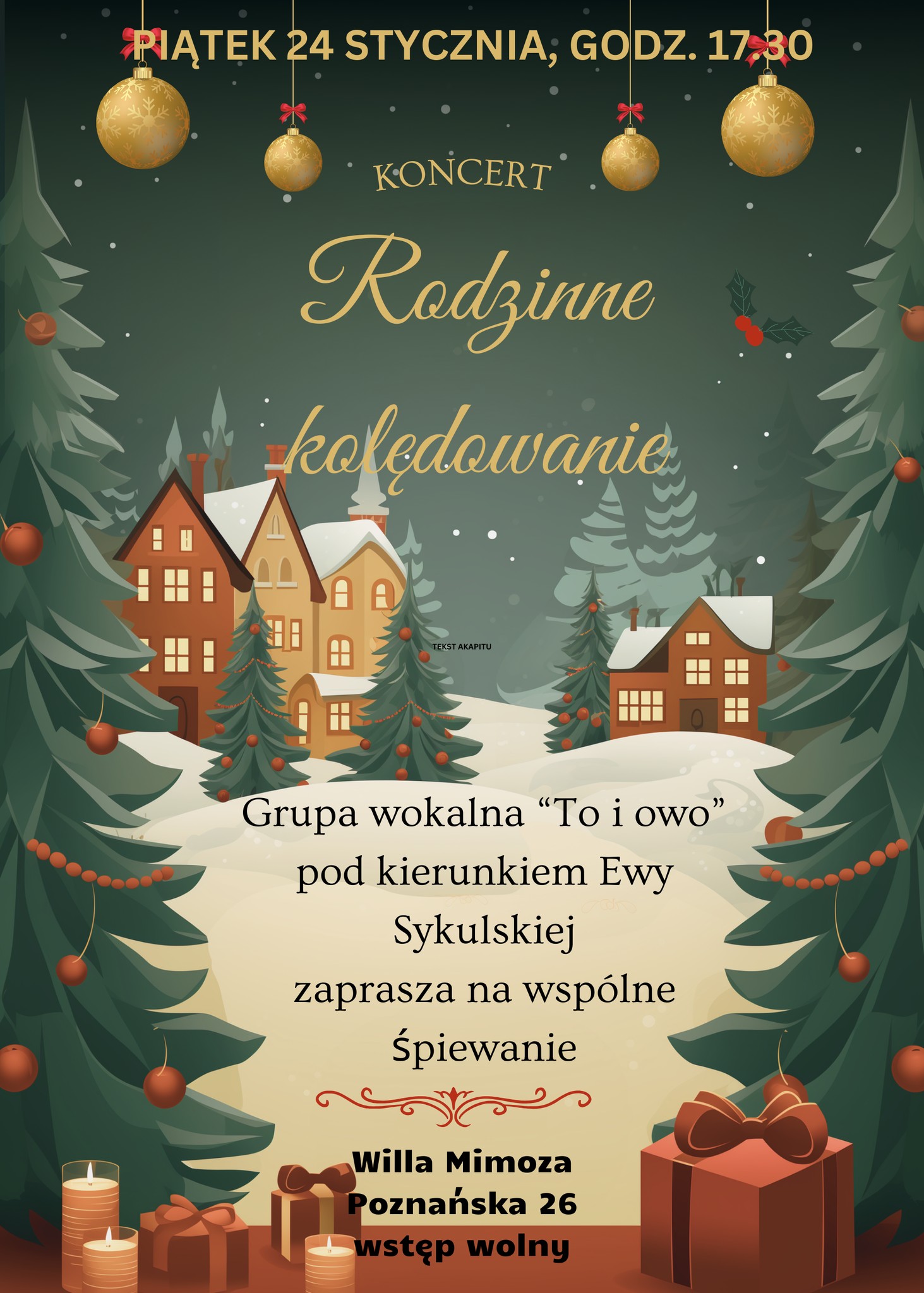 rodzinne kolędowanie