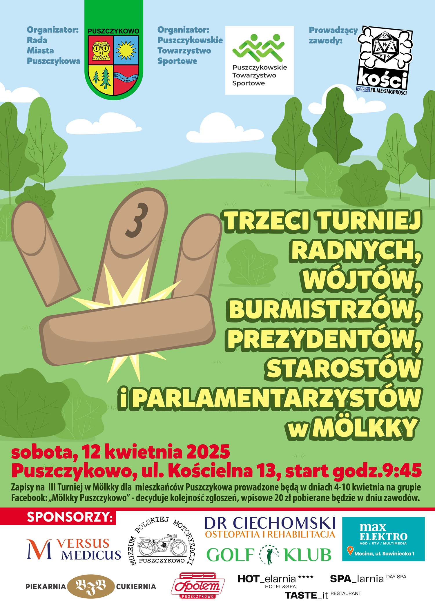 III Turniej Radnych, Wójtów, Burmistrzów, Prezydentów, Starostów i  Parlamentarzystów w Mölkky