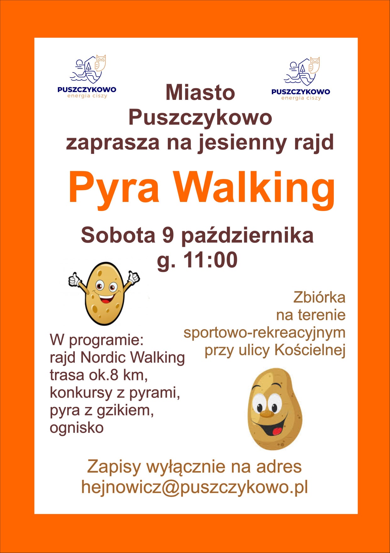 Zapraszamy na jesienny rajd Pyra Walking!