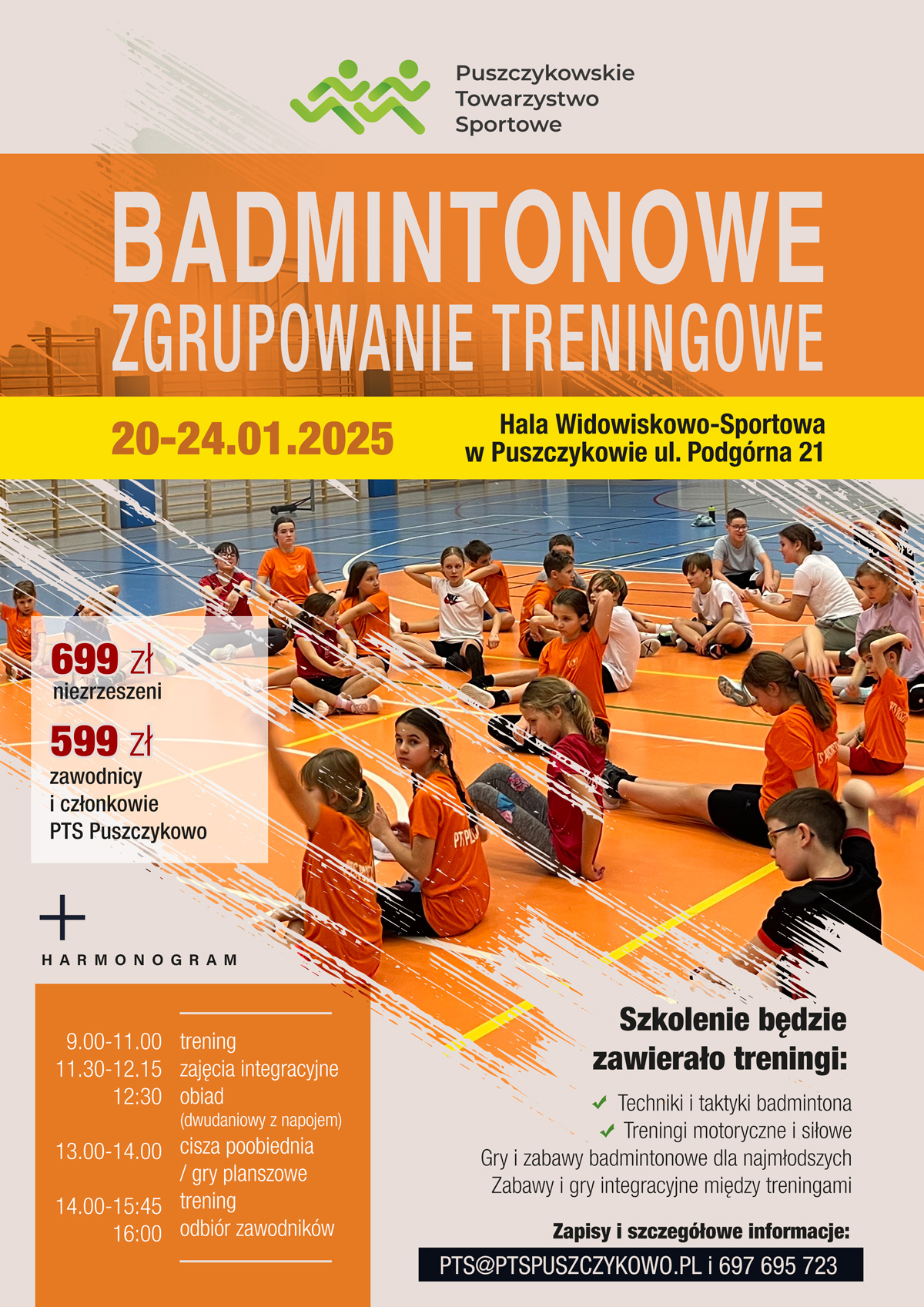 badmintonowe zgrupowanie