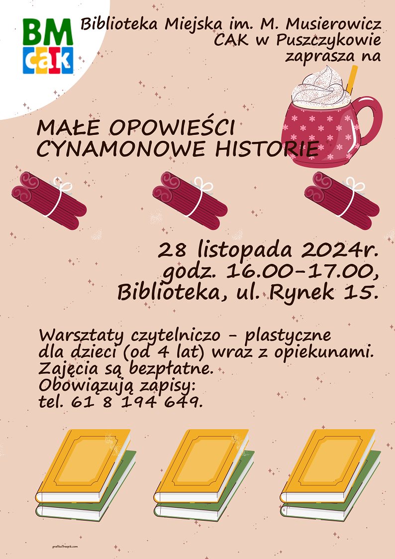 zapraszamy na małe opowieści do biblioteki miejskiej!