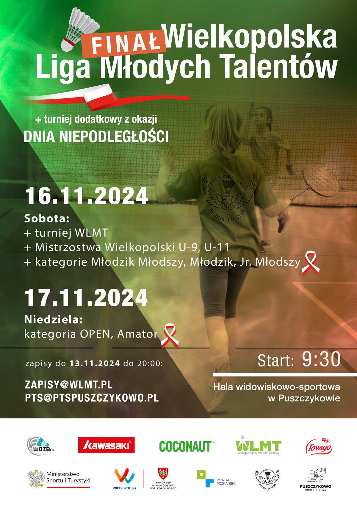 Puszczykowskie Towarzystwo Sportowe zaprasza na Wielkopolską Ligę Młodych Talentów.