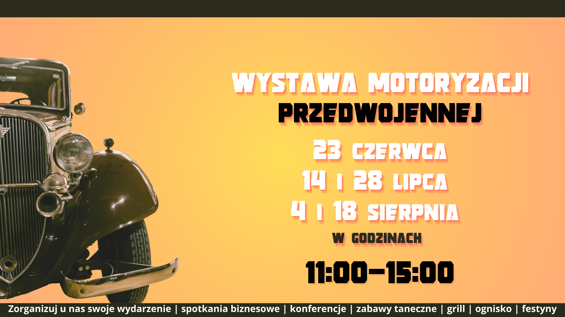 Muzeum Polskiej Motoryzacji w Puszczykowie zaprasza na dni otwarte!  Siedziba Muzeum mieści się przy ulicy Klasztornej 7.